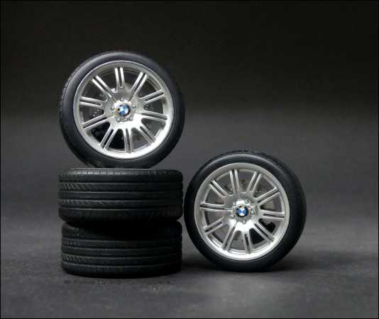 1:12 BMW E46 M3 Coupe Felgensatz